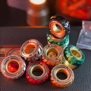 EDC Fidget Sliders Fidget Toys Stress Relief For Adults Magnetic Metal Stainless Steel ADHD Casual Fidget Toy Haptic Coin Blocks