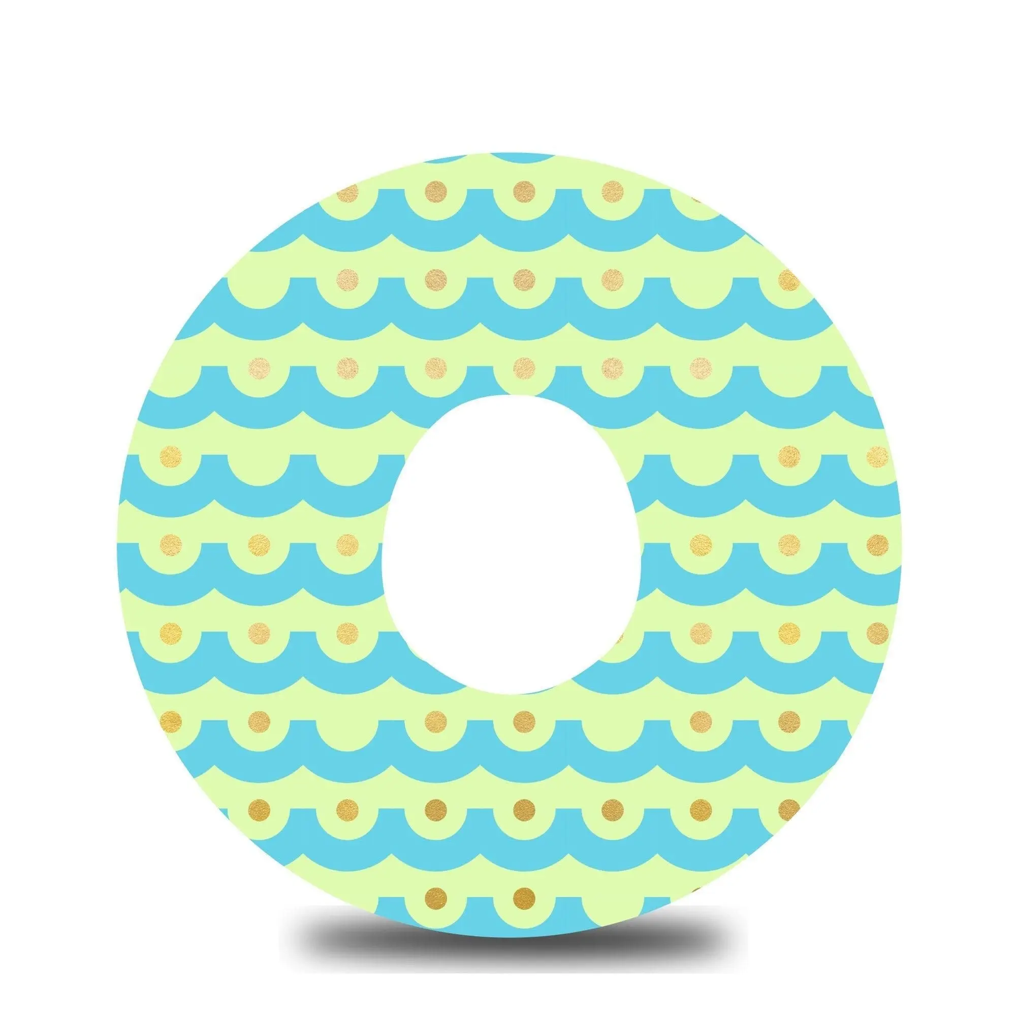 Scalloped Dexcom G7 Tape