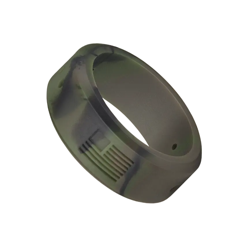 Tuff Ring Army Green - Round Object with Smooth Surface and Clear View Personalized Jewelry