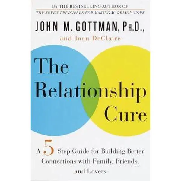 USED Book - The Relationship Cure: A Five-Step Guide for Building Better Connections with Family, Friends, and Lovers by John M. Gottman (Hardcover) - english