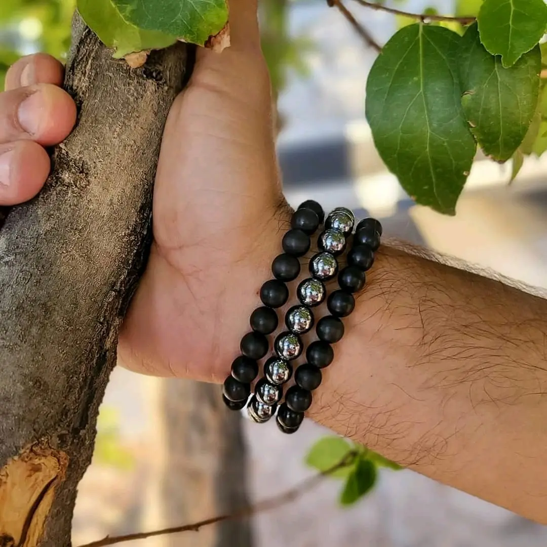 Triple Protection EMF Bracelet Set (adults & kids) Daily