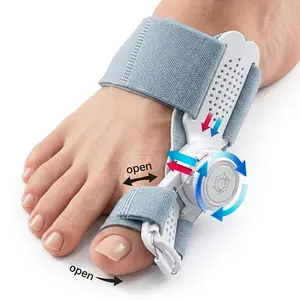 Unisex Orthopedic Bunion Splint - Auto-Adjustable Orthopedic Toe Straightener for Hallux Valgus, Big Toe Comfort, Reinforced Steel Footwear Support Device Toe Corrector Sleeve Toe Alignment Plates