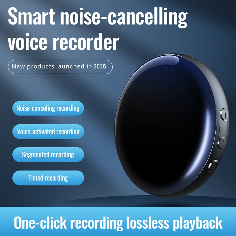 M29 Mini Magnetic Digital Audio U-Disk Recorder - Compact USB Device with 420 mAh Lithium Battery, Voice-Activation, Auto-Save Files, Lossless Playback, 95H Use, 1-Click, Segmented, Timed Functions for Car, Motorcycle Electronics