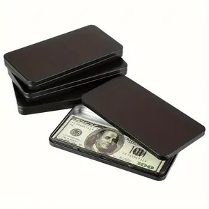 1pc Cash Storage Organizer: Financial Organization Coin Box and Bill Box with Lid - High Quality, Smooth Surface, Flat Bottom - Office Supplies for Everyday Desktop Organization Dollars