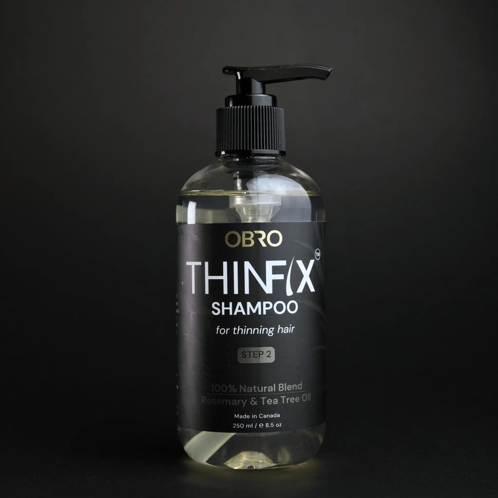 THINFIX® SHAMPOO for Thinning Hair - Promotes Hair Growth with Rosemary & Tea Tree Oils, Improves Scalp Health, Antifungal & Antibacterial, Natural Ingredients