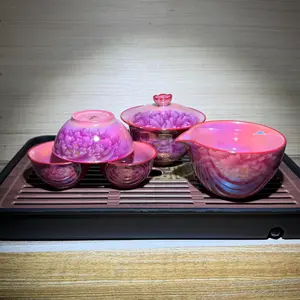 Jianzhan, handmade by master, inherited from intangible cultural mother of pearl glaze tea cup