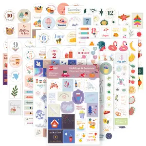 Avery Holidays and Seasons Planner Sticker Pack with Christmas Stickers, Thanksgiving Stickers, and Other Holiday Stickers, 15 Sticker Sheets, 571 Planner Stickers (6776)