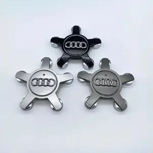 4 Pack 135mm Wheel Center Caps for Audi Models, Fits A3 A4 A5 A6 A7 A8 S4 S6 A4l A6l A8l Q5, HUB Cap Identifier Model Numbers 8r0601165 N