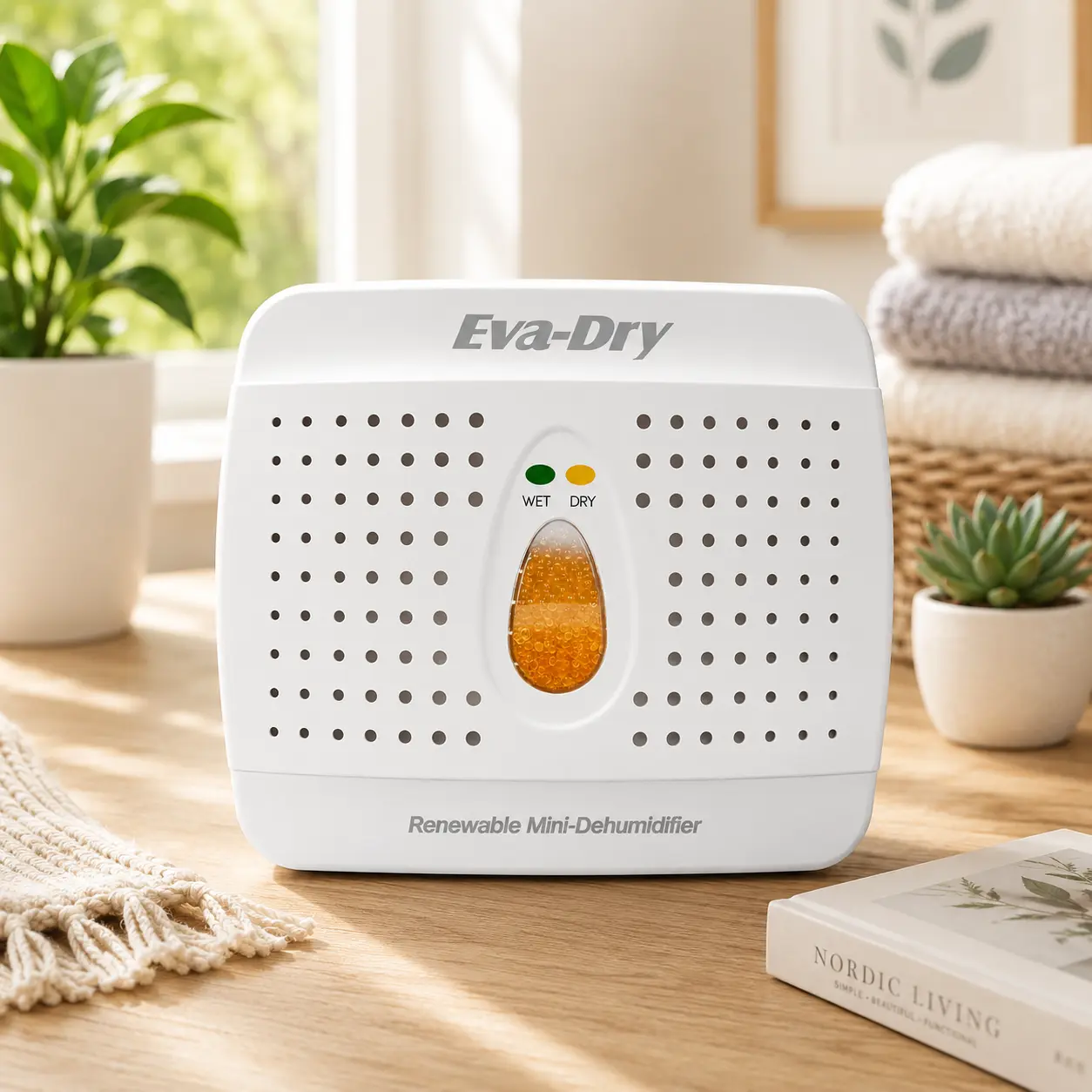Eva-Dry Wireless Mini Dehumidifier - White (E-333)