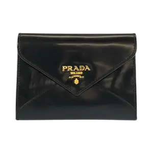 Pre-owned PRADA Patent Leather Small Leather Goods Wallet
