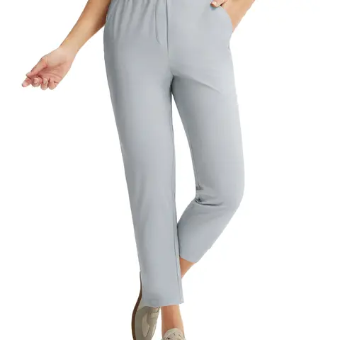 Baleaf Women's 25'' Anti-UV Stretch Lightweight Golf Pants with Pockets - Petite Ankle Slacks for Work, Travel, Golf Style, Sporty Chic Women's Clothes & Corporate Attire