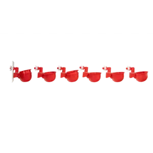 Automatic Chicken Water Cup Waterer Kit for Poultry 6-Pack