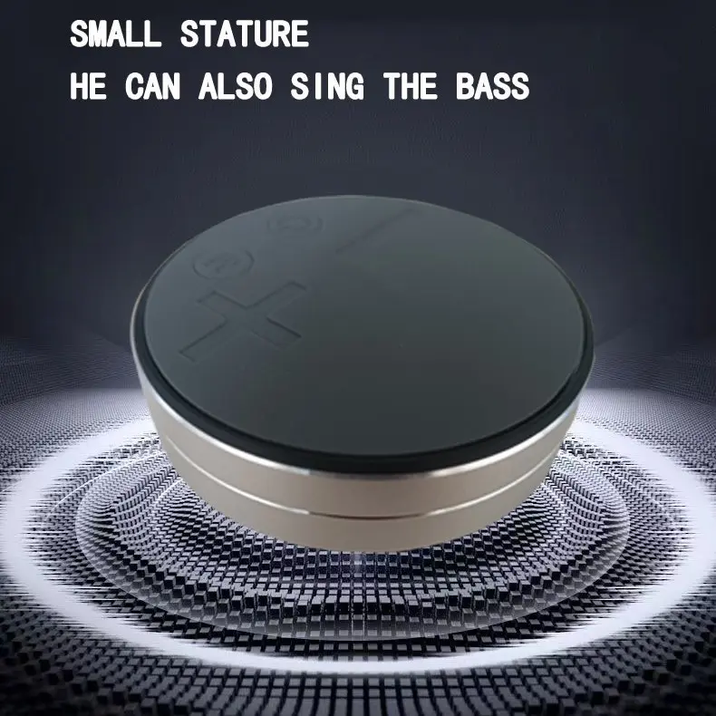 ES2402 Bone Conduction Vibration Bluetooth Wireless Speaker - Aluminum Alloy Audio Device with High Volume, Penetrating Sound, USB Charging Function for Outdoor Use