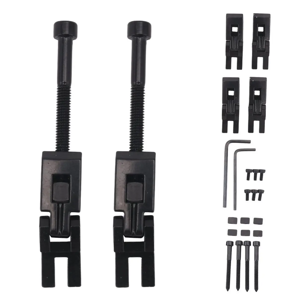 Top-Quality 6Pcs Metal Guitar String Saddles - Lockable Floyd-Rose Tremolo Bridge Replacement Parts, Guitar & Bass Accessories, Length 4.3cm, 6x Code Saddle, 6x Screw