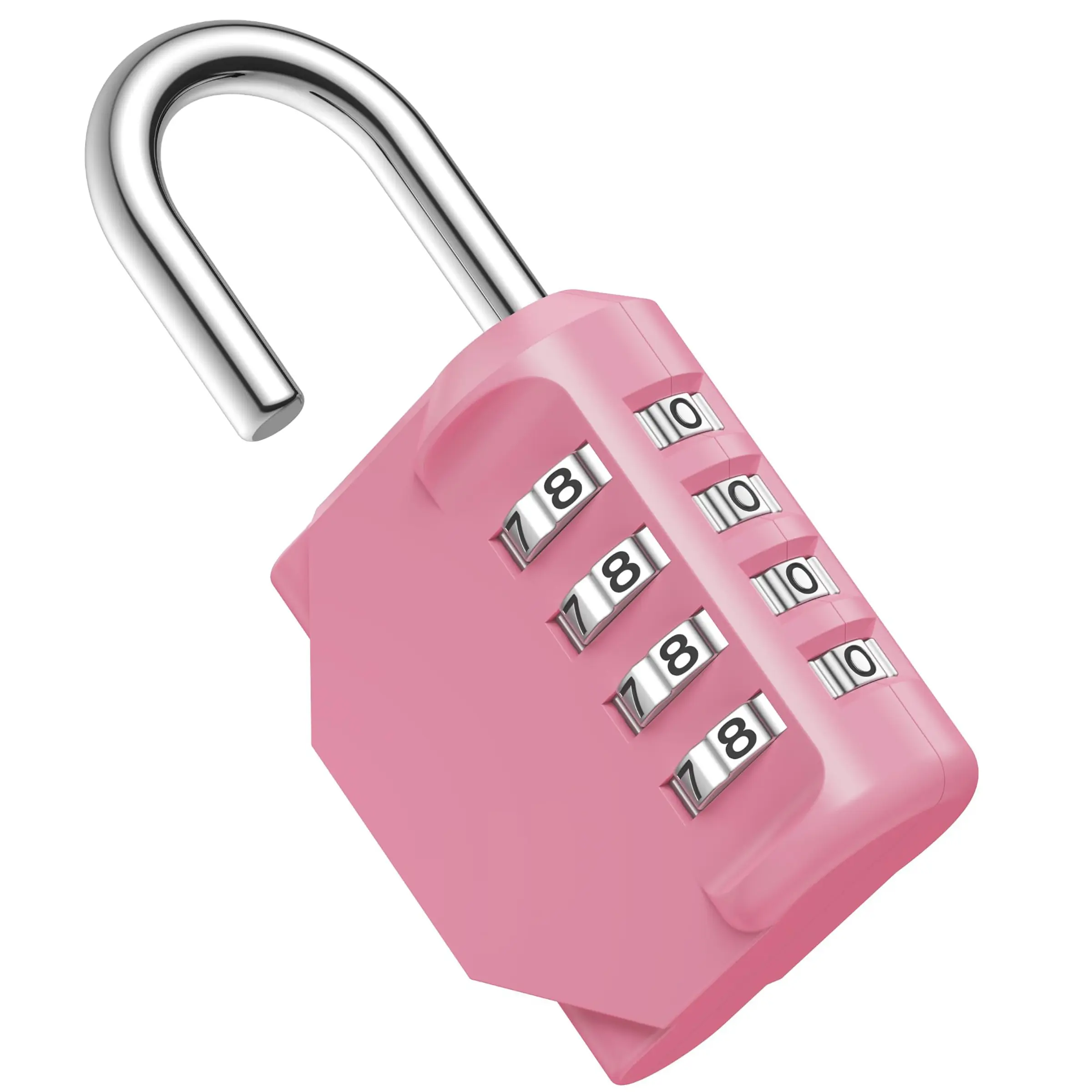Combination Lock 4 Digit Waterproof Locker Locks, Combo Lock, Security Lock Secure Outdoor Padlock for Gym Lockers, Toolboxes, Gates, Fences, Storage, Sports Locker, Cabinets, Sturdy Lock