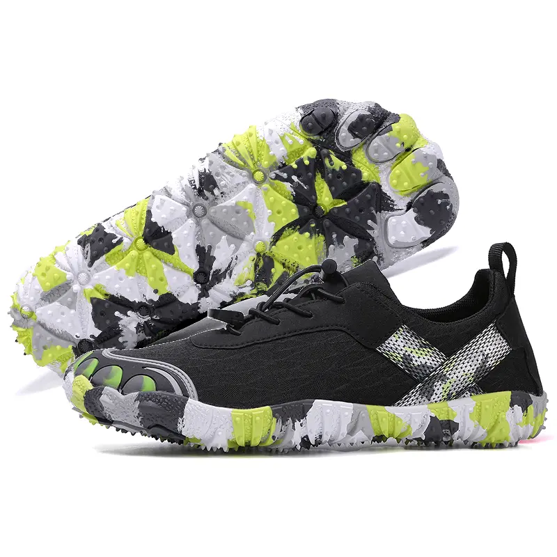 Lxso Barefoot Walking Shoes for Men and Women Color Block Camo Comfortable Water Shoes Beach & Outdoor Running Breathable Slip-Resistant Slip-On Sneakers Egyptian Toe Shoes Breathable Memory Foam Shoe Inserts Ideal Thanksgiving & Christmas Gift