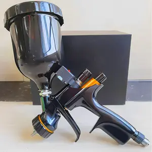 Dv2-B2+ Clear Coat Digital Hvlp Spray Gun, 20.29oz Capacity, 1.3mm Nozzle, Aluminum Body, Transparent Design, Precision Painting