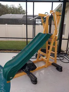 outdoor garden decoration Swing N Slide Summit Slide - Green ,84" x 21" x7.5",