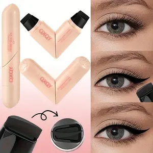 Rotating Eyeliner Stamp Set, Dual Head Design with Wing Stamps, Quick Drying Long-Lasting No Smudge, Perfect for Cat Eye Makeup, Winged Eyeliner, Eye Makeup Products