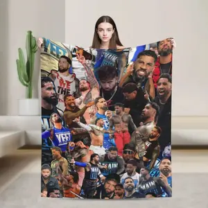 Jey Uso Blanket, Super Soft Throw Blanket For Wrestling Fans, Cozy Flannel Blankets, Warm Blankets For Couch Sofa Bed, 40"X30"