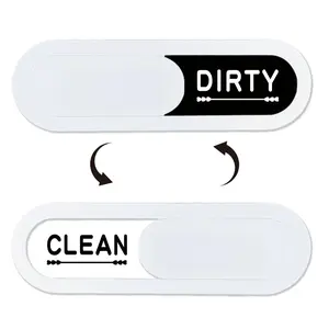 Clean/dirty Dishwasher Status Indicator, Slide Switch Design, Easy Installation, Multi-Style High Aesthetic, Kitchen, Airbnb, Hotel Use