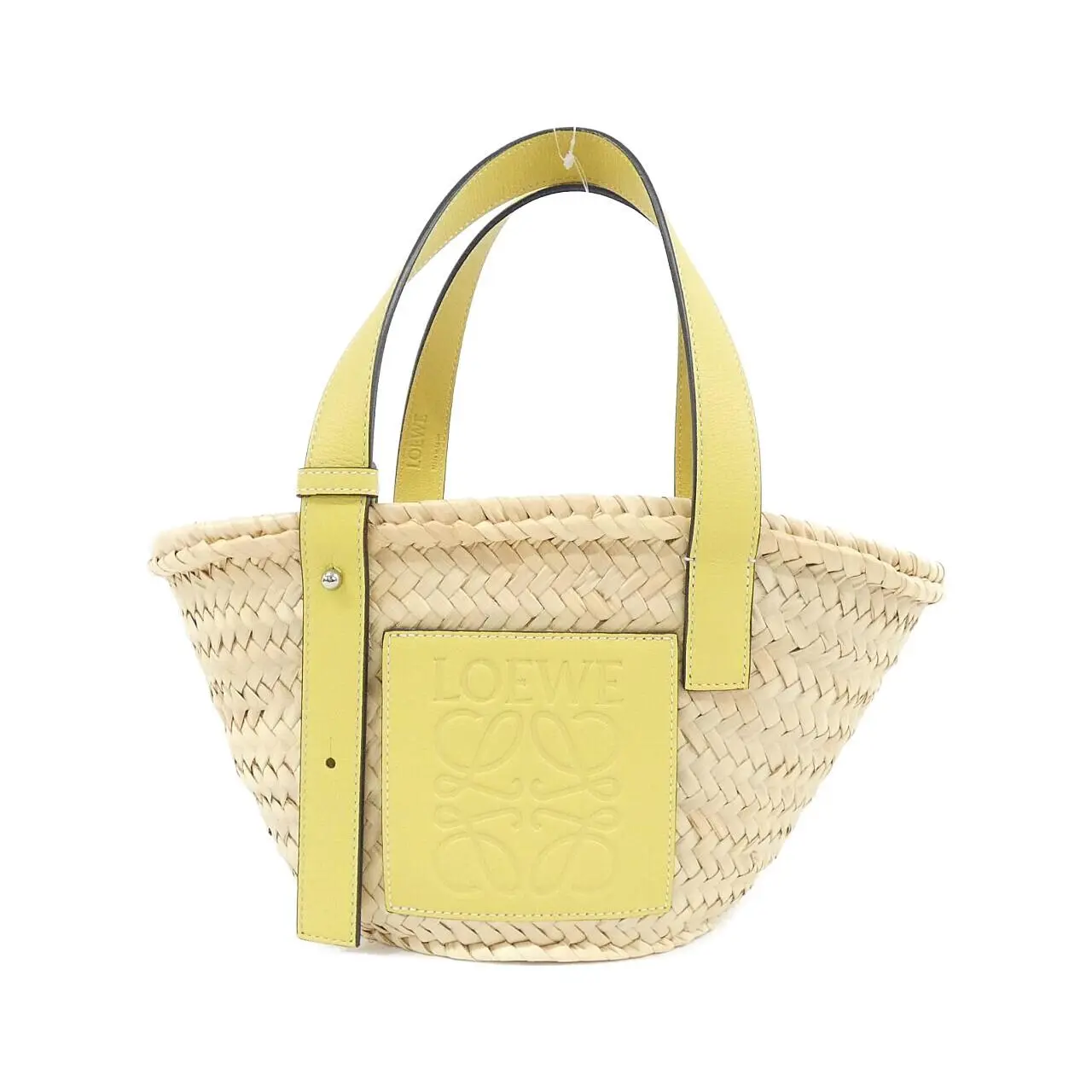 Pre-owned Loewe Straw Shoulder Bags Raffia Calfskin Bag