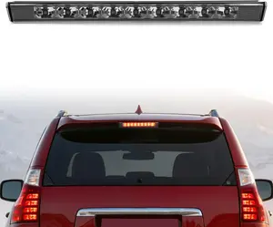 Nilight LED Tail Light - Smoked PC Lens High Mount 3rd Stop Light, Plug-And-Play Rear Center Cab Lamp for Toyota XA40 2013-2018 & GX460 2010-2019 Van SUV