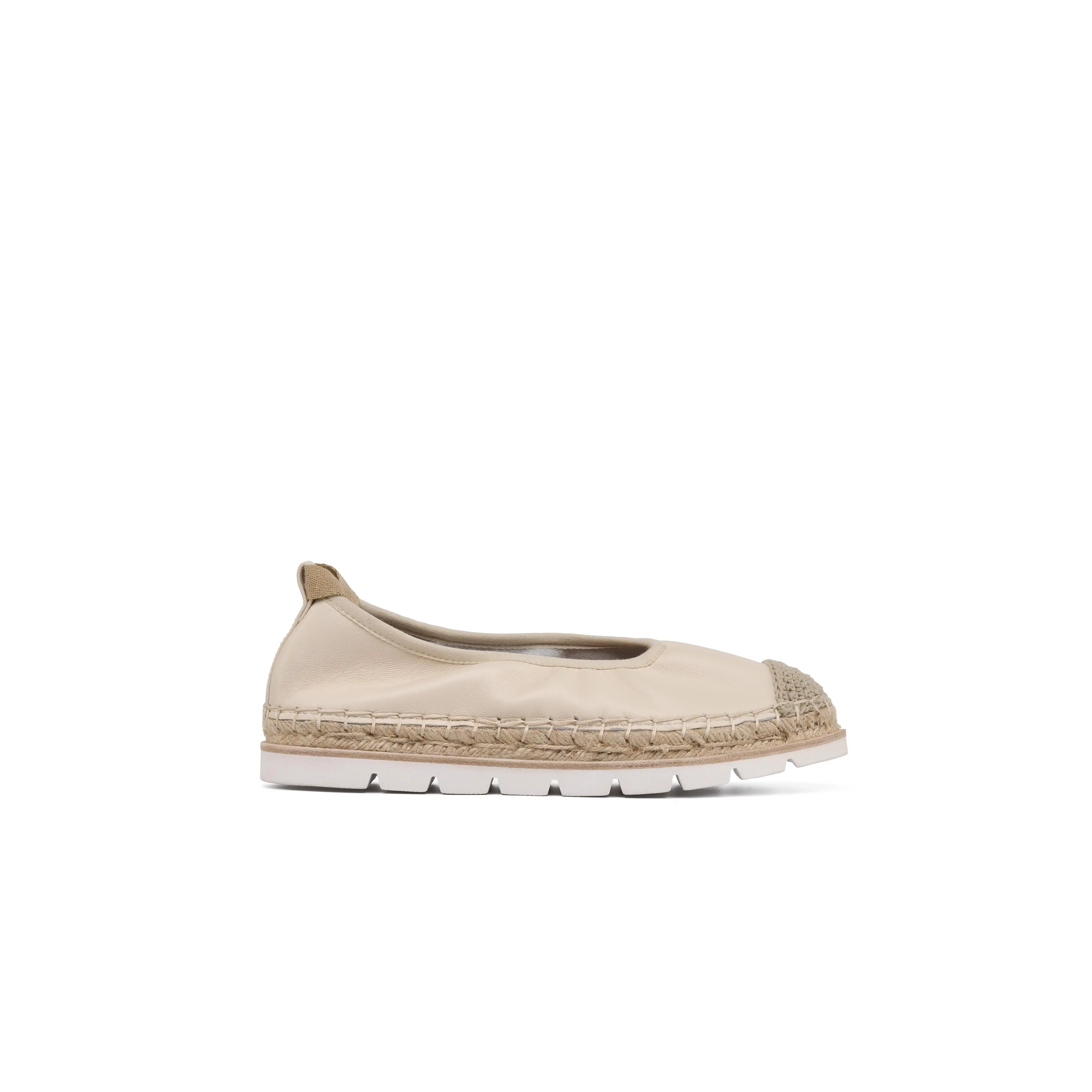 JSlides Bridget Leather Espadrille