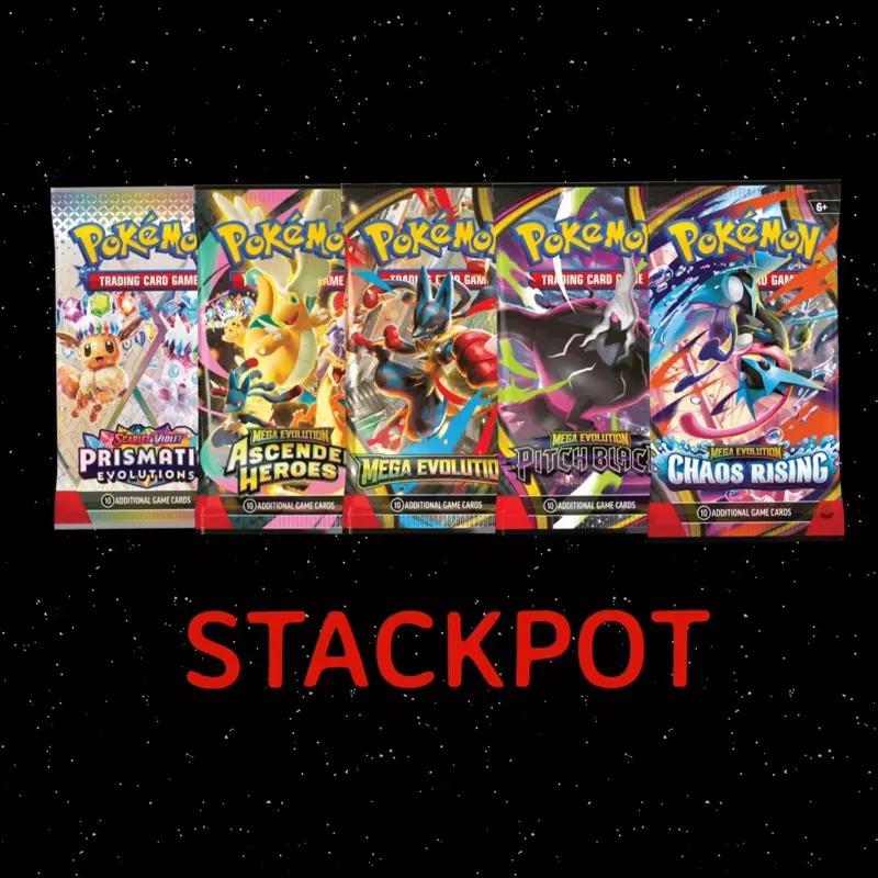 STACKPOT 5 Booster Packs!
