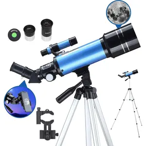 40070 Astronomy Telescopes for Beginners and Adults with K6 and K25 Eyepieces 70mm Travel Telescope Adjustable Tripod Phone Adapter