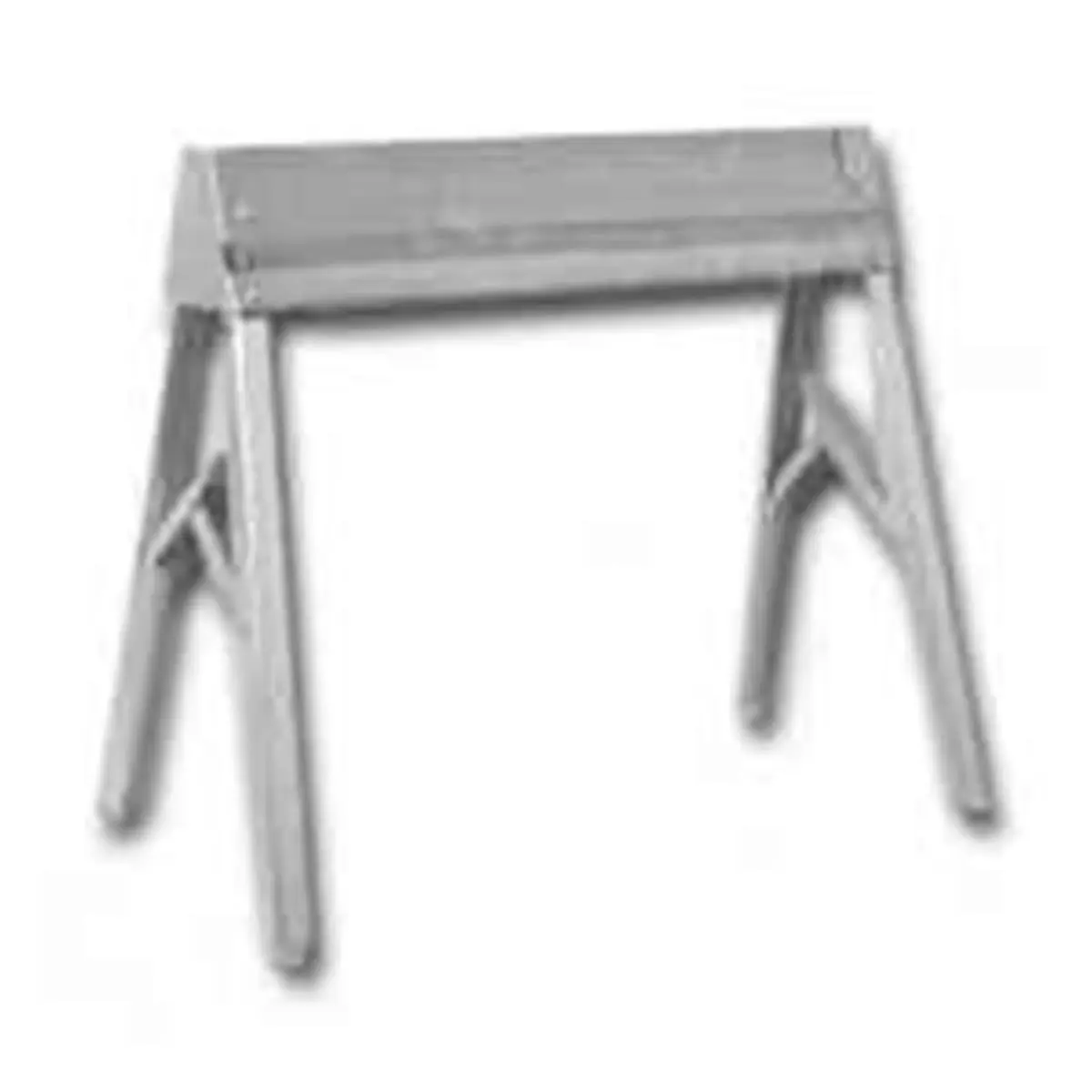212 MAIN TS-11 Galvanized Steel Portable Sawhorse - Heavy Duty, Rust Resistant, 1000lb Capacity, Locking Legs for Sailing, Outdoor Water Sports