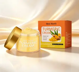 West Month Turmeric Moisturizing Face Cream — Brightens skin tone, hydrates and nourishes, gentle everyday care deep nourishing