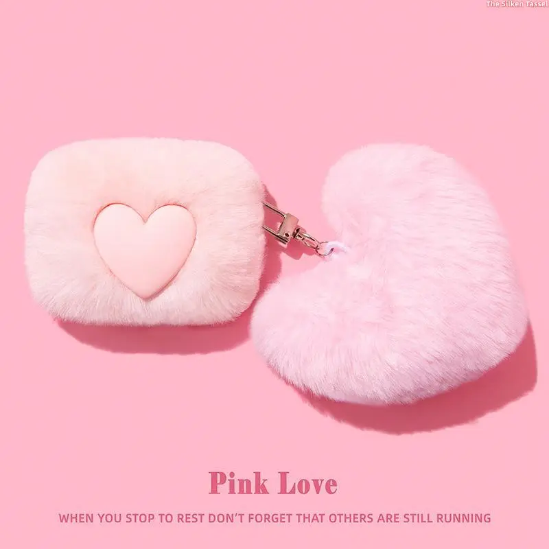 Plush Soft Earbud Protective Case with Warm Fluffy Full Cover Shell - Protection for AirPods 2,3,4, AirPods Pro 2, Pro 4 - Cute Daily Portable Decoration Bag Accessory (No Headphones) tiktokshopbacktoschool