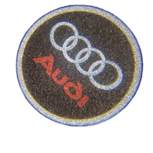 Audi 2x LED Car Door Projector Welcome Light with Classic Logo Design for Enhanced Visibility