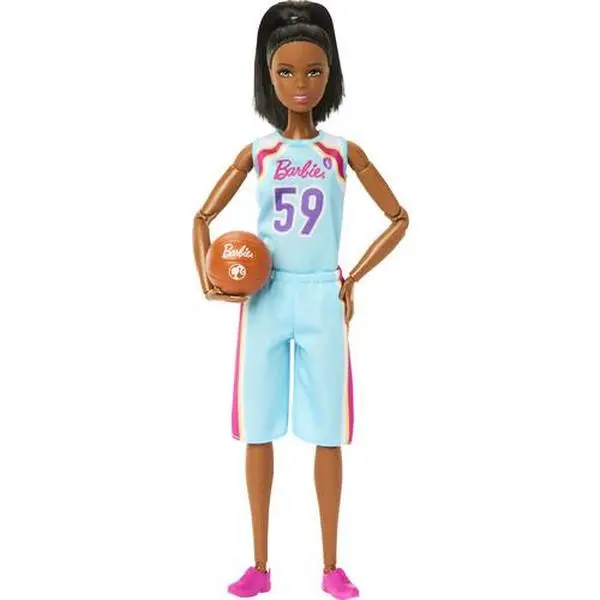 Barbie Careers Made to Move Basketball Player Doll & Accessories, Brunette  [Collectible Figurine/Statue/Bust]