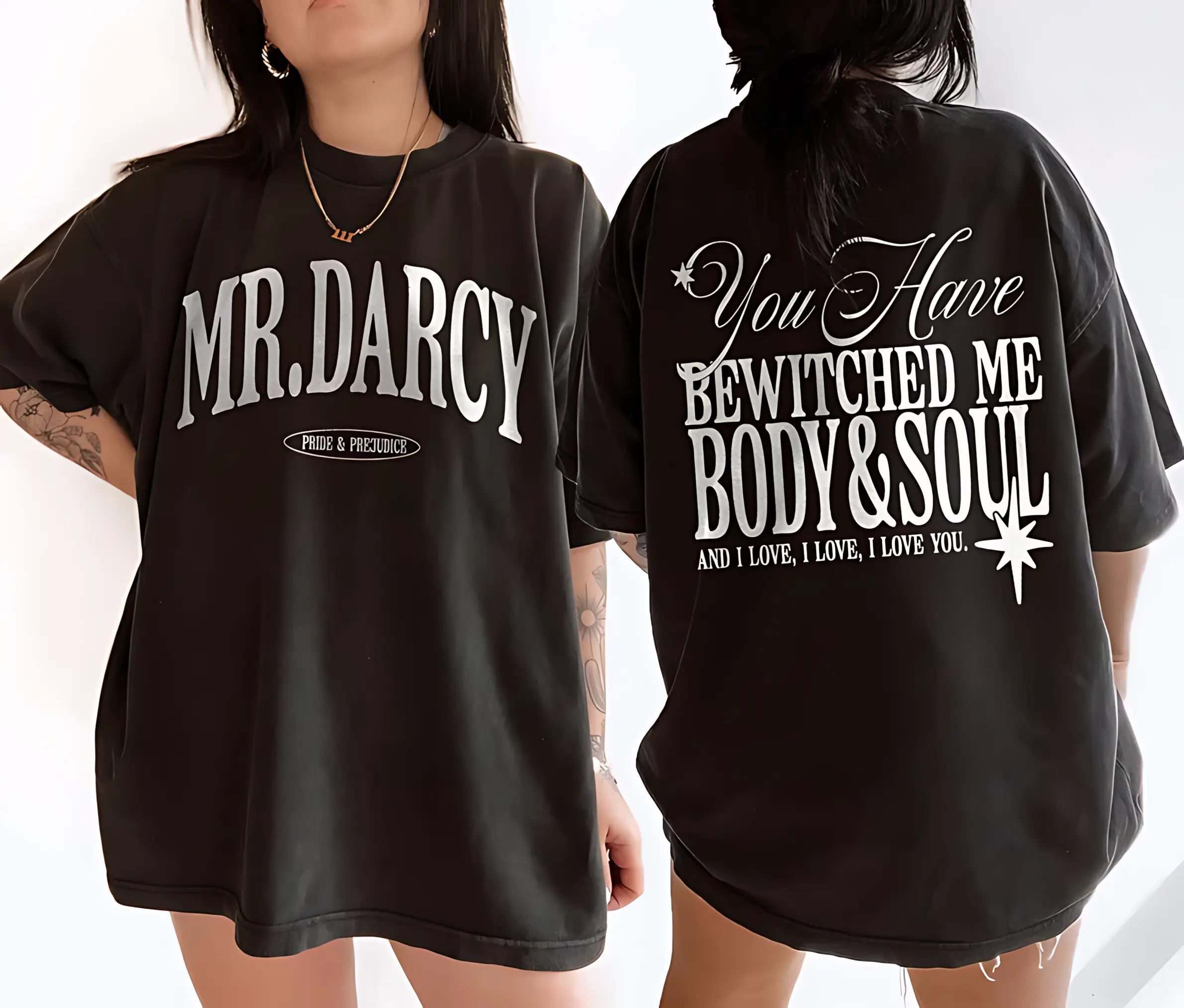 Mr. Darcy Shirt, Pride and Prejudice Tee, Jane Austen Merch, You Have Bewitched Me, Literary Gift, Pemberley Shirt