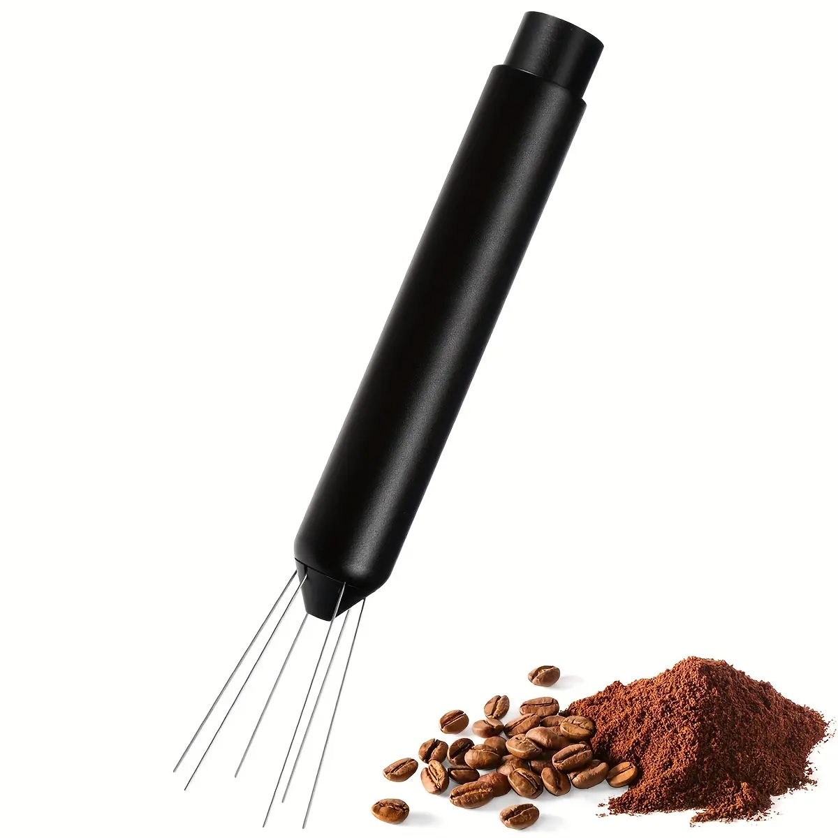 WDT Espresso Distribution Tool, Stirrer Tool For Barista-Grade Precision Brewing, Tamper With Retractable Stainless Steel Needles, Coffee & Espresso Machine Parts & Accessories, Coffee Making Tool, Espresso Tools, Black, Coffee Equipment