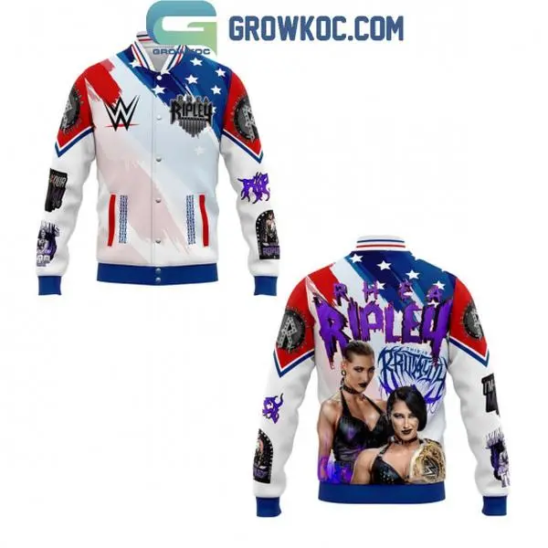 Rhea Ripley WWE I’m Your Mami Baseball Jacket KMH