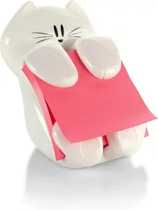 Note Dispenser Cat Design 3x3 in 1 Dispenser/Pack