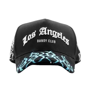 Dandy Hats “Los Angeles Dandy Club” Premium Snapback Cap – Unisex Urban Streetwear Hat with Clean 3D Embroidered Logo, Stylish Fashion Piece Inspired by LA Lifestyle and Modern City Culture