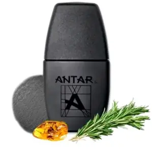 FRAGANCE  "ANTAR BLACK" PARFUM FOR MEN BY A.D FULLER NET WEIGHT 60 ML/2FL OZ IMPORTED OF MÉXICO  AUTHENTIC NEW IN BOX