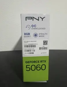 PNY NVIDIA GeForce RTX 5060 OC Dual Fan Graphics Card (8GB GDDR7, 128-bit)