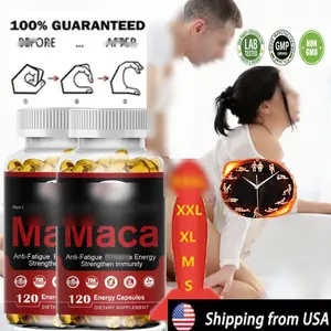 Black Maca Root 11400mg & Ashwagandha Panax Ginseng Extract 120 Softgels for Energy Stamina Focus & Mood Support Natural Dietary Supplement, gift for him and her, gift for him and her, couple gift, gift for him her, couple gift