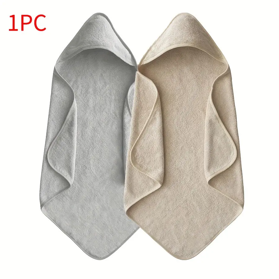 Baby Hooded Towel, Ultra Soft Coral Fleece Absorbent Children Bathrobe, Newborn Infant Winter Bathing Robe, Perfect Baby Shower Gift, Shower Towels, Hooded Bath Towels For Babies