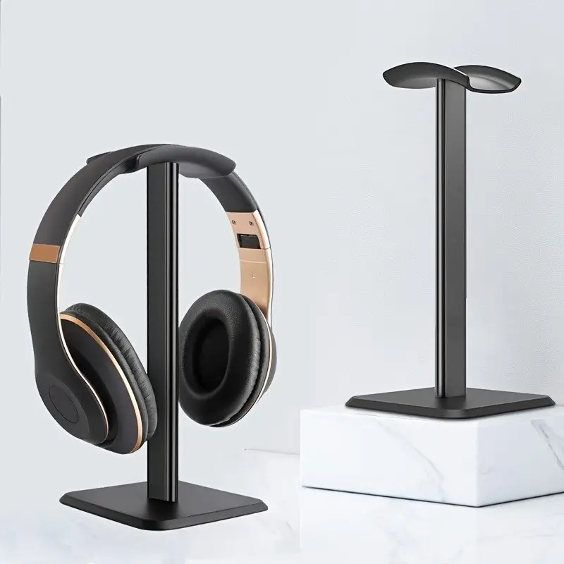 Over-Ear Headphone Stand Holder, Computer Earphone Hook Rack, Gaming Headset Hanger, Desktop Storage Headphone Stand, Headphone Organizer, Compact Audio Accessory (no Headphones Included)