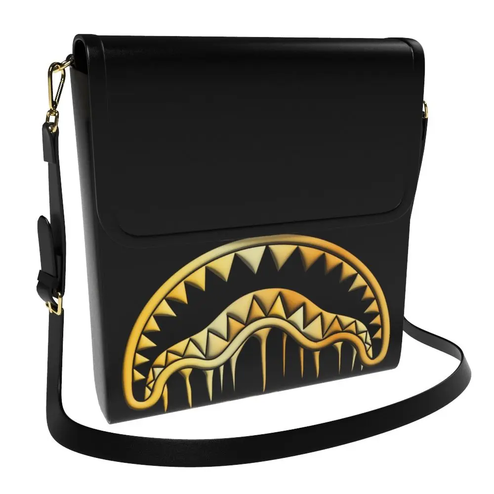 SPRAYGROUND GOLD AND DENGEROUS MESSENGER BAG