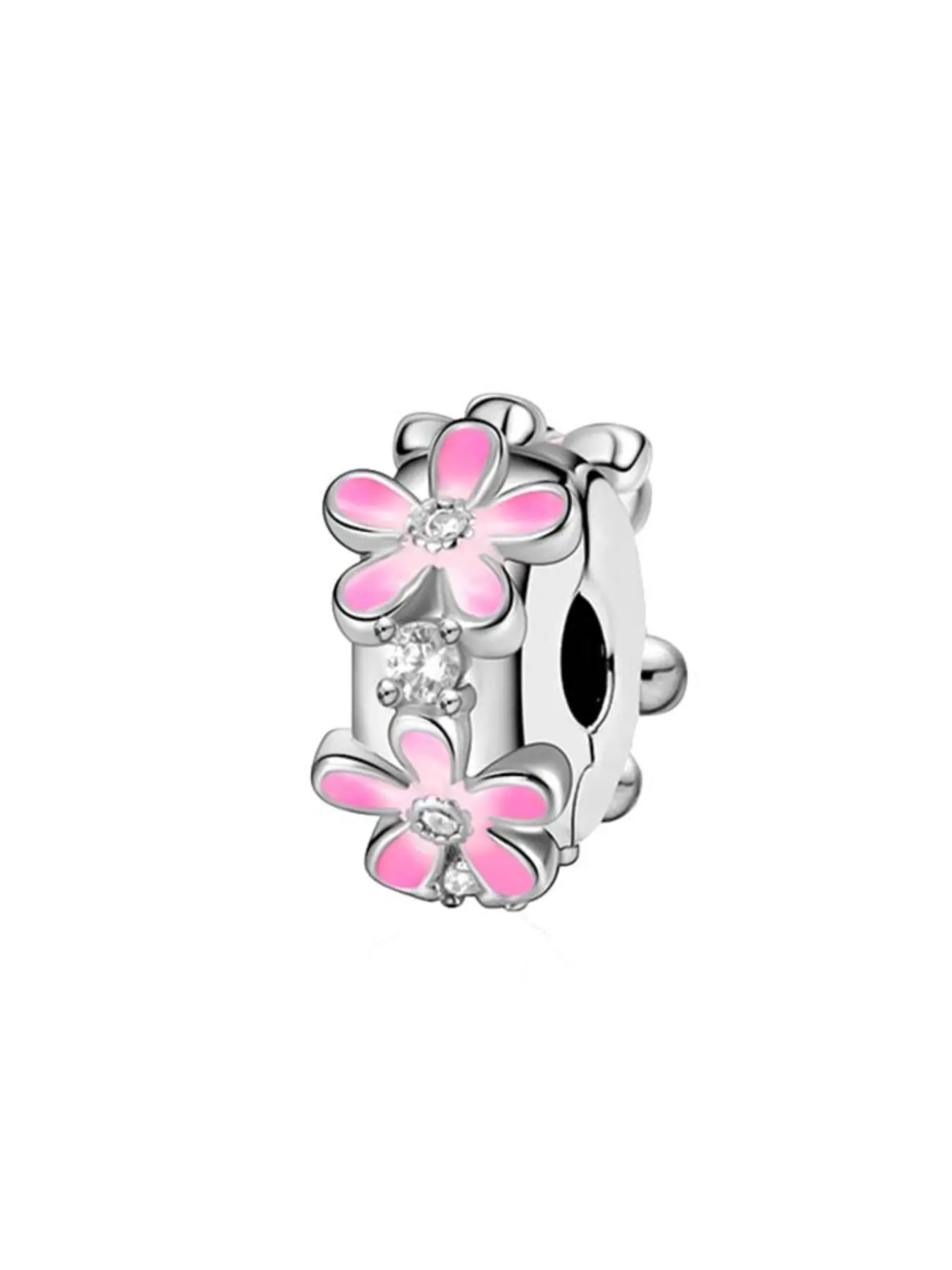 High-Quality Silver-Plated Flower Clasp, DIY Jewelry Making Accessory, Unique Minimalist Design, Ideal for Bracelets and Necklaces