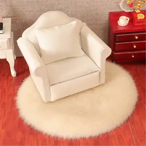 Unbox Joy 3pcs Novelty Dollhouse Miniature Realistic Carpet Living Room Sofa Mat Scene Model Decoration Mini Ornament for Dollhouse Table Decor