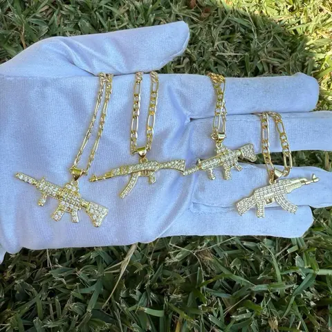 Hello 47 A-K Necklace with Stones, Unique Pendant with Clear Stones, Stylish Accessory for Any Occasion