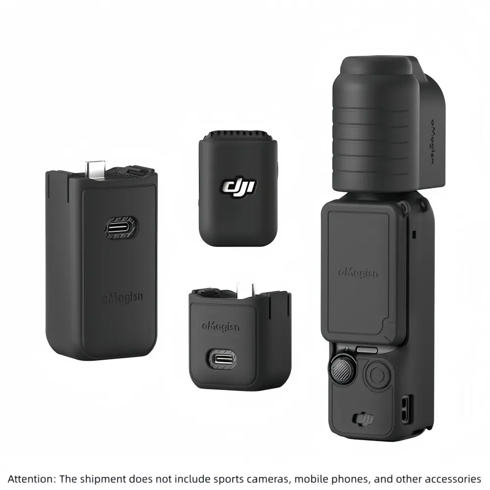 Dji Osmo Pocket 3 Silicone Protective Case, Protection Camera, Precision Cutouts Full Wrap Anti-Drop, Smooth Touch, Flip Cover Design, Includes Lanyard, Three Colors Available